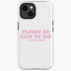 Please Be Nice To Me (It'S The Law) Kurtis Conner Iphone Case Official Kurtis Conner Merch