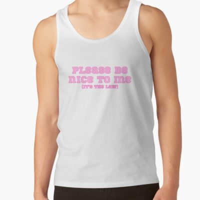 Please Be Nice To Me (It'S The Law) Kurtis Conner, Pink Tank Top Official Kurtis Conner Merch