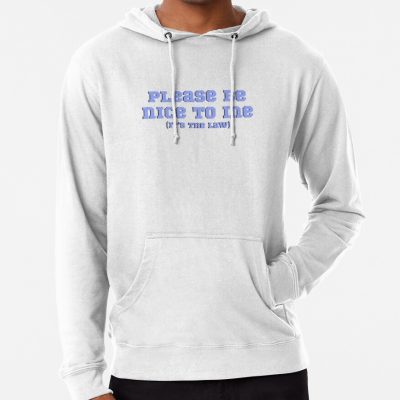 Please Be Nice To Me (It'S The Law) Kurtis Conner, Blue And Black Hoodie Official Kurtis Conner Merch