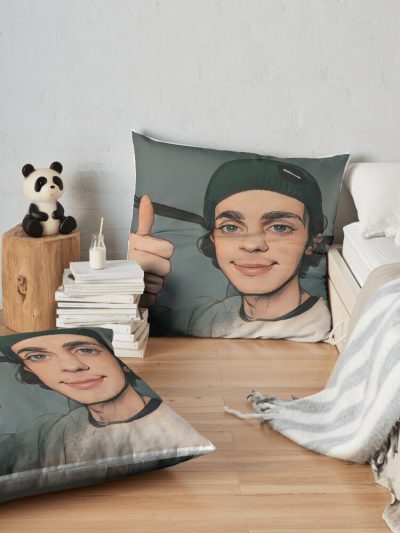 Kurtis Conner Anime Throw Pillow Official Kurtis Conner Merch