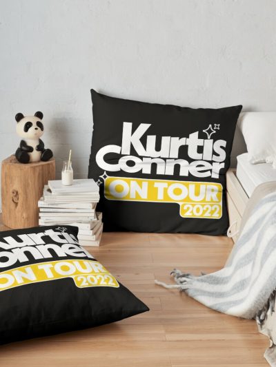 Kurtis Conner Merch Kurtis Conner On Tour Throw Pillow Official Kurtis Conner Merch