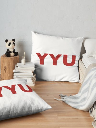 Yyu | A Kurtis Conner Tribute Throw Pillow Official Kurtis Conner Merch