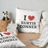 I Love Kurtis Conner Throw Pillow Official Kurtis Conner Merch