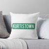 Kurtistown Sign - Kurtis Conner Throw Pillow Official Kurtis Conner Merch