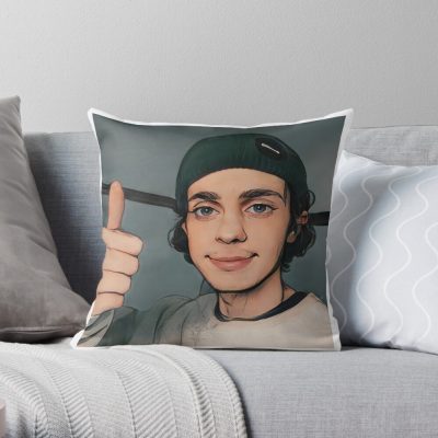 Kurtis Conner Anime Throw Pillow Official Kurtis Conner Merch