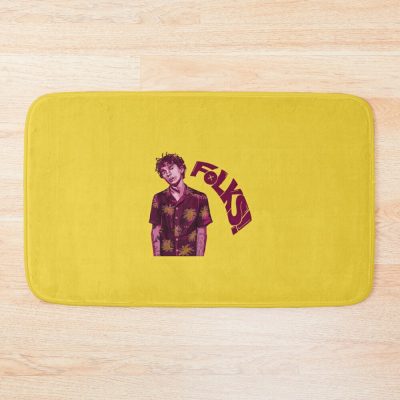 Kurtis Conner 'Folks' Digital Drawing (Sticker And More) Bath Mat Official Kurtis Conner Merch