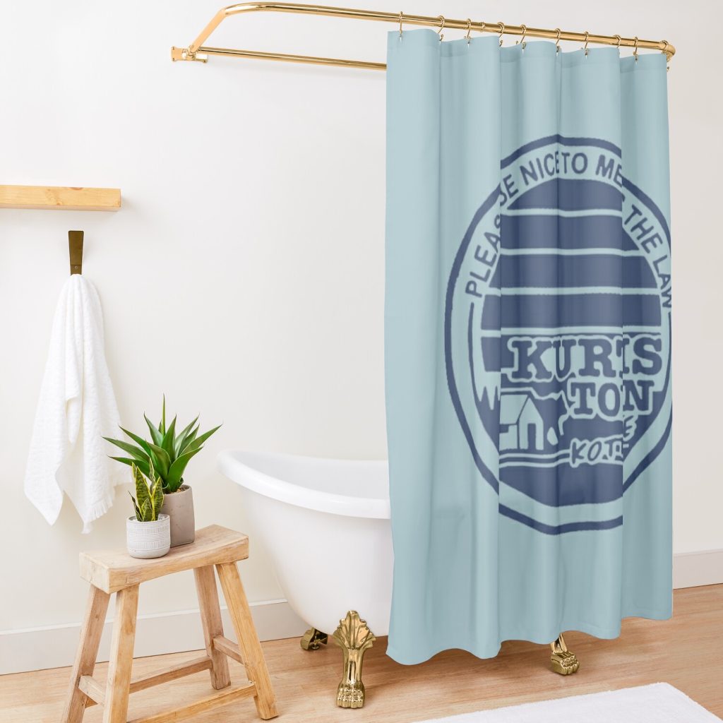 Young Uno Kurtis Conner Merch Kurtis Conner Kurtistown Natural Shower Curtain Official Kurtis Conner Merch