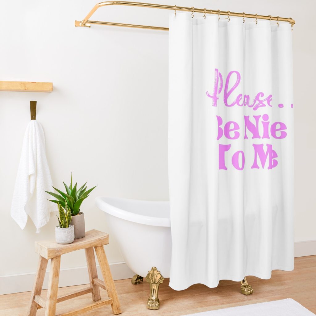 Please Be Nice To Me (Kurtis Conner) Shower Curtain Official Kurtis Conner Merch