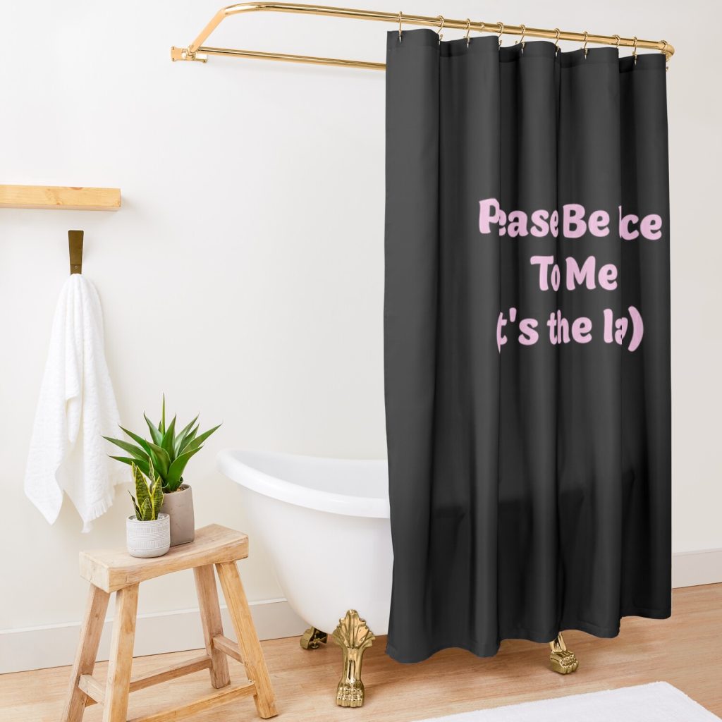 Please Be Nice To Me (It'S The Law) Kurtis Conner Shower Curtain Official Kurtis Conner Merch