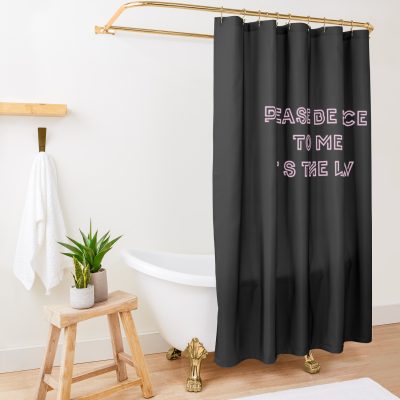 Please Be Nice To Me (It'S The Law) Kurtis Conner Shower Curtain Official Kurtis Conner Merch