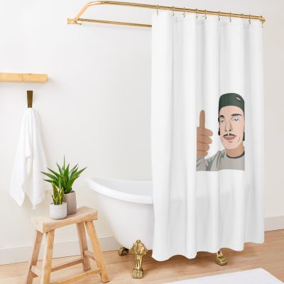 Kurtis Conner Vector Shower Curtain Official Kurtis Conner Merch