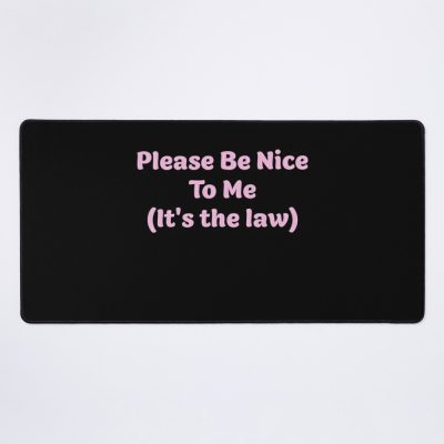 Please Be Nice To Me (It'S The Law) Kurtis Conner Mouse Pad Official Cow Anime Merch