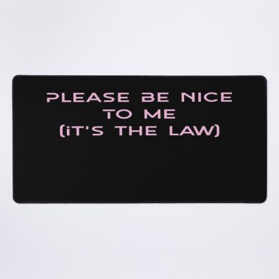 Please Be Nice To Me (It'S The Law) Kurtis Conner Mouse Pad Official Cow Anime Merch