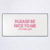 Please Mbe Nice To Me Mouse Pad Official Cow Anime Merch